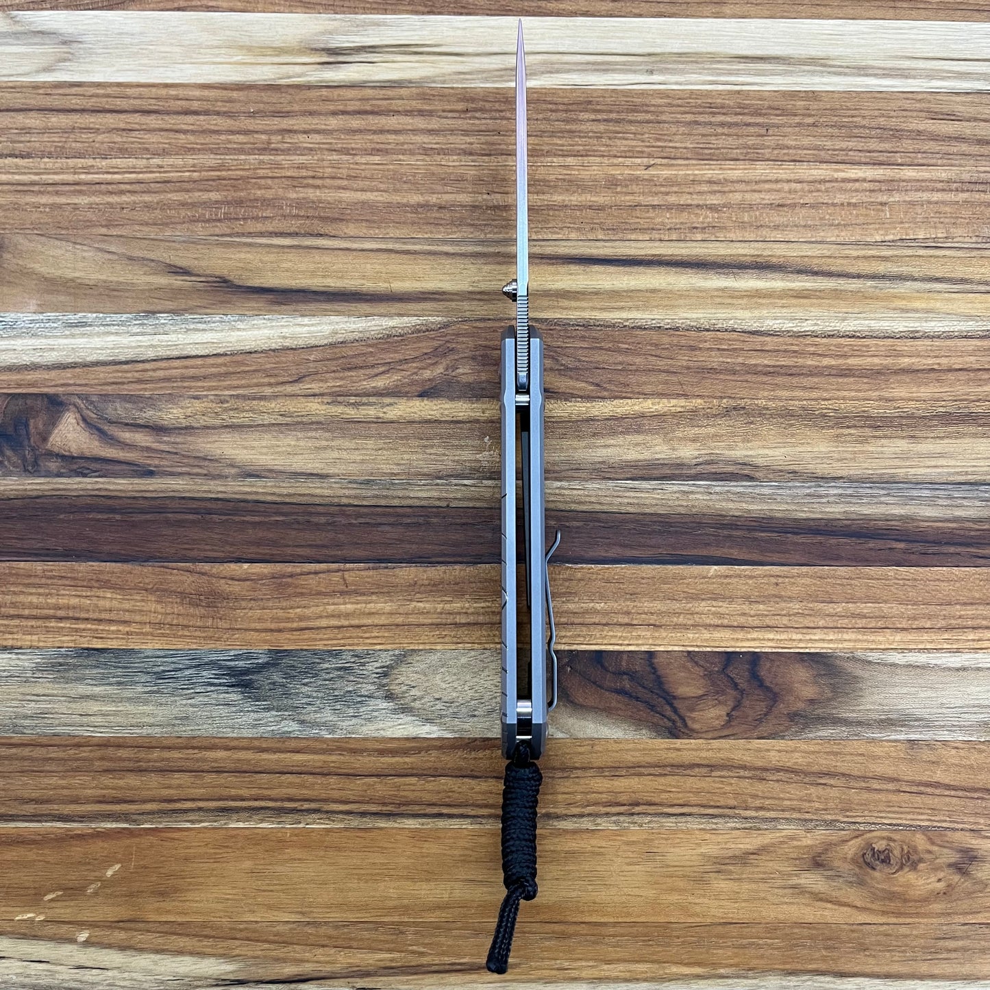 Chris Reeve Large Sebenza 31 3.5" Folding Knife w/ Forever Flag Titanium Handle