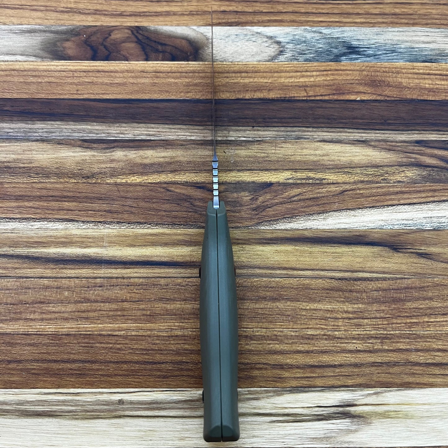 Benchmade Raghorn 4" Fixed Blade w/ OD Green G10 Handle & Orange Bolarton Sheath