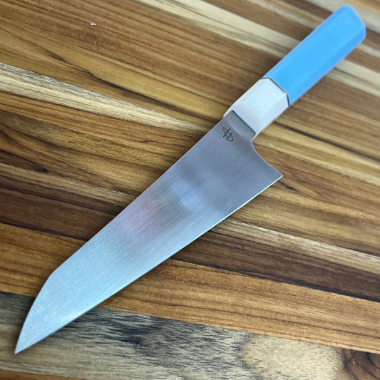 Alfredo Faccipieri 150mm (5.75") Petty w/ Light Blue "Dolce Vita" Vespa Resin Handle