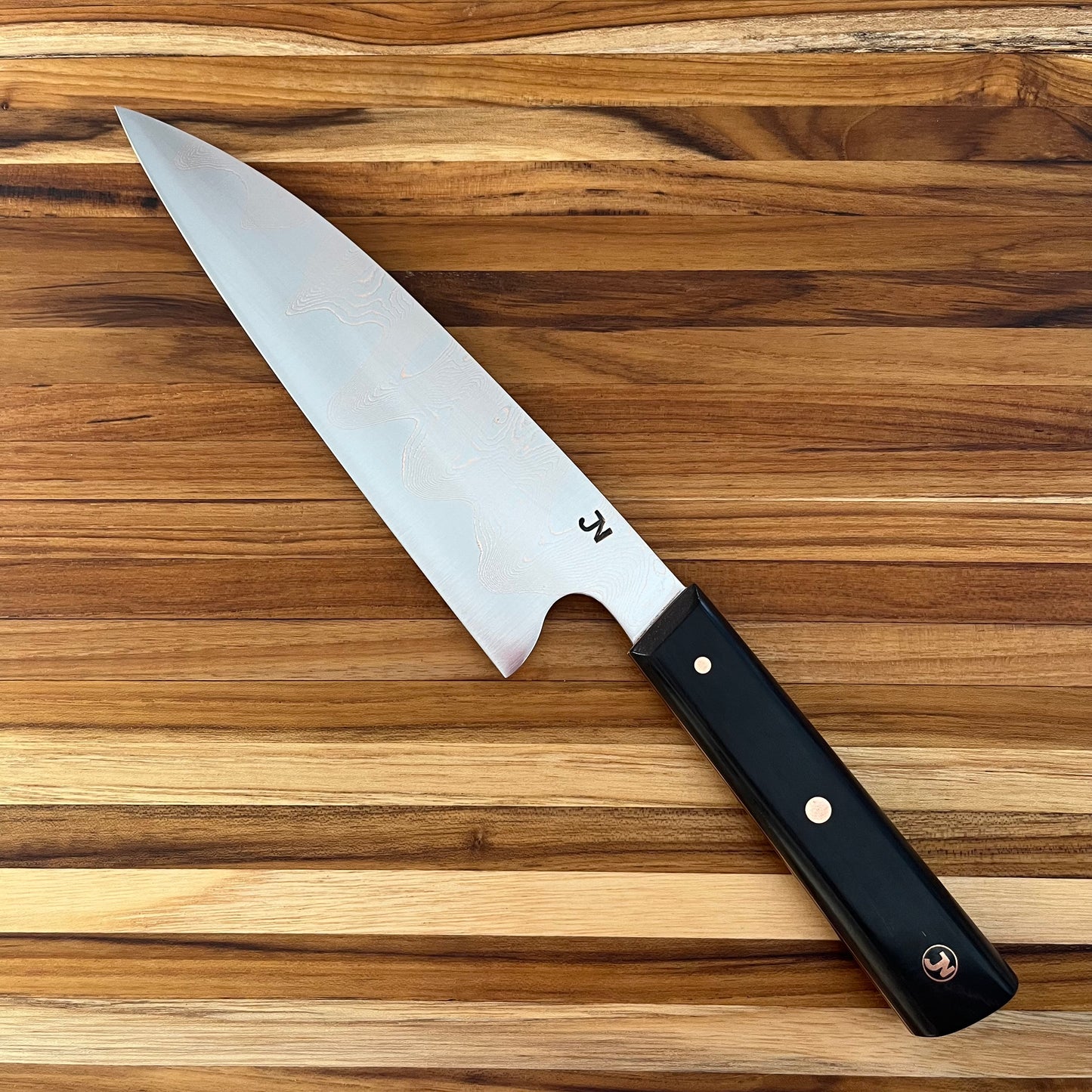 Jamie Nerkowski 7" Chef's Knife w/ African Blackwood Handle