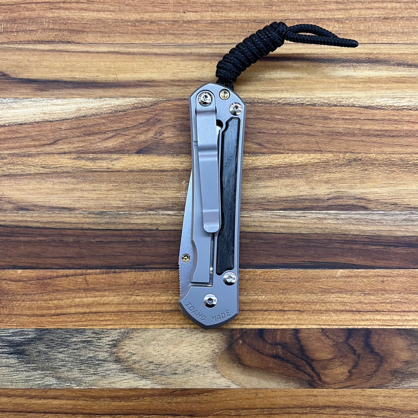 Chris Reeve Knives Small Sebenza 31 3" Folding Knife w/ Bog Oak Inlay