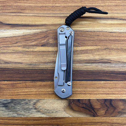 Chris Reeve Knives Small Sebenza 31 3" Folding Knife w/ Bog Oak Inlay