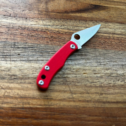 Spyderco Bug 1" Folding Knife w/ Red Handle