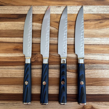 Cangshan Kita 4pc Steak Knife Set w/ Wood Box