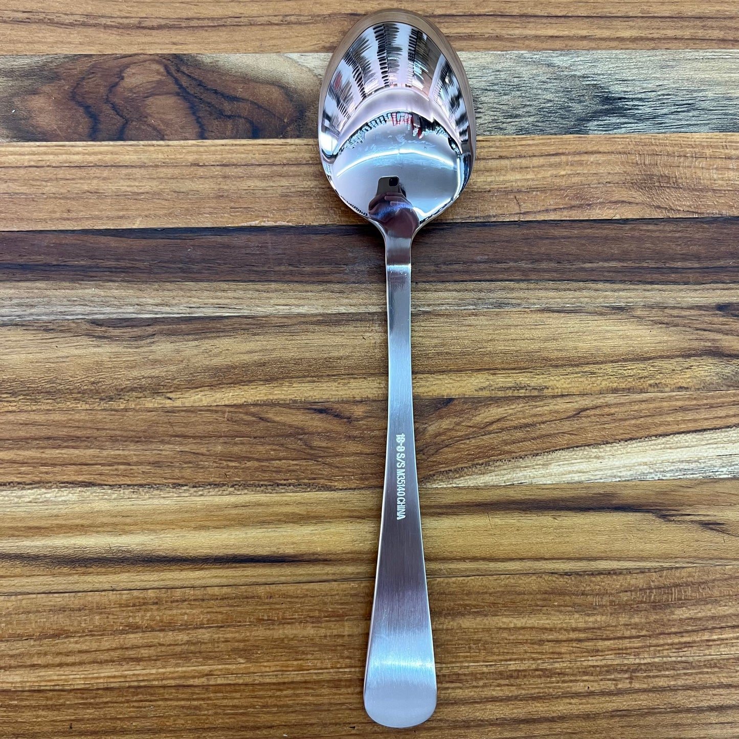 Mercer Tool 8" Satin Solid Bowl Plating Spoon