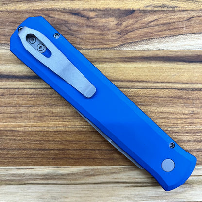 Pro-Tech Godfather 4" Auto w/ Blue Handle