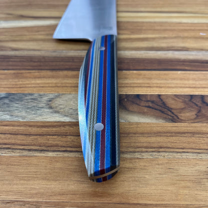 Patterson Forge Semi-Custom 200mm (8") Chef's Knife w/ Navajo Blanket G-Carta Handle