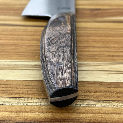 Patterson Forge Semi-Custom 165mm (6.5") Santoku w/ Grey DymaLux Handle