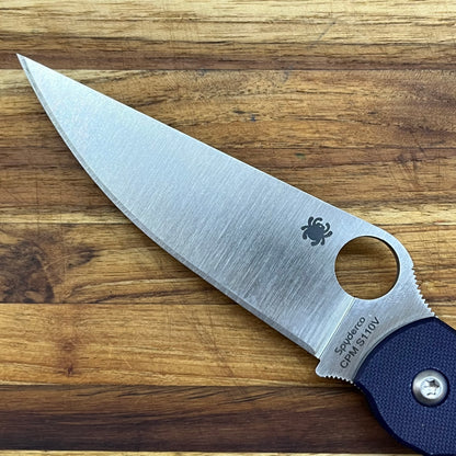Spyderco Military S110V Blue G10 Folder