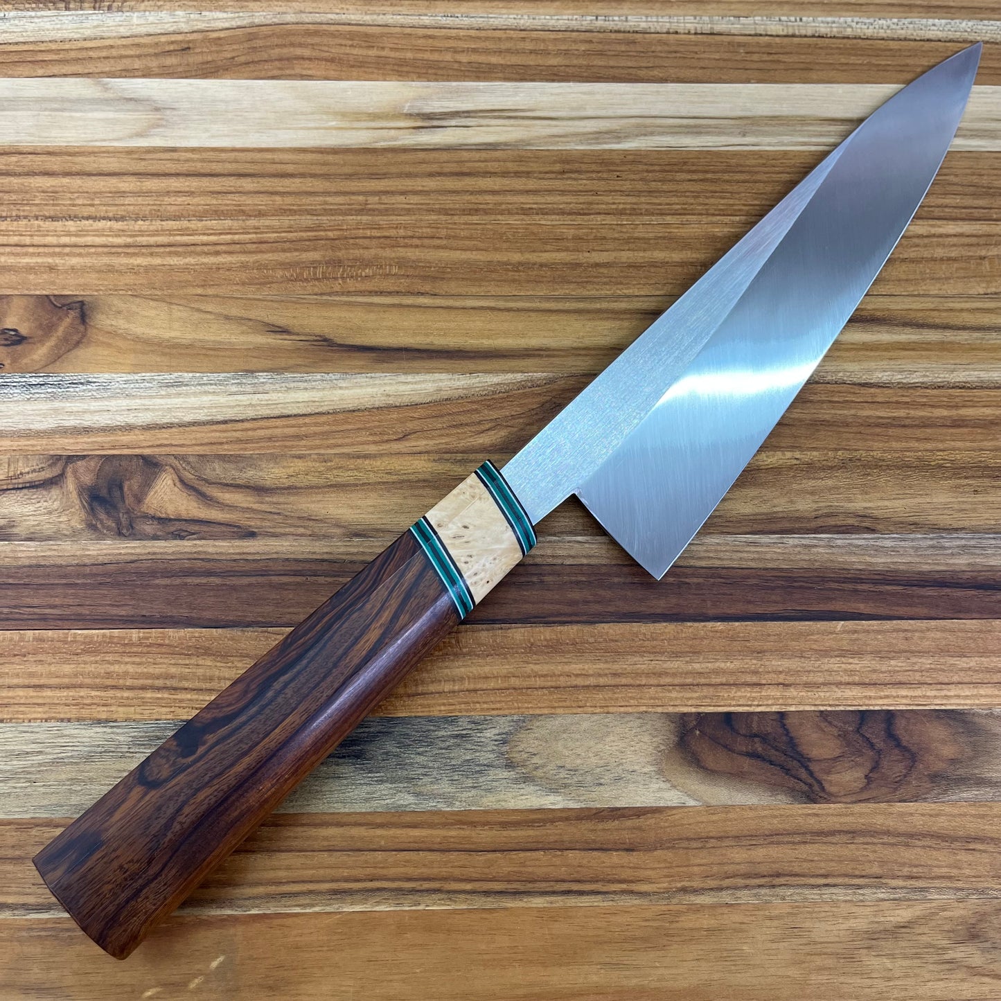 3rd Hill Customs 210mm (8.25") Chef's Knife w/ Desert Ironwood Handle