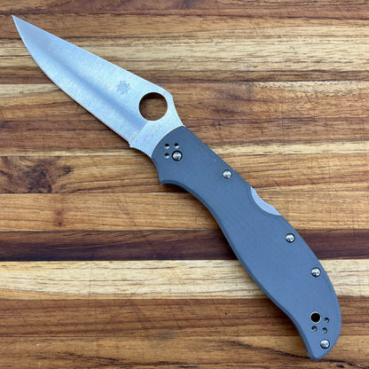 Spyderco Stretch 2 XL Cruwear Grey G10 *Sprint Run*