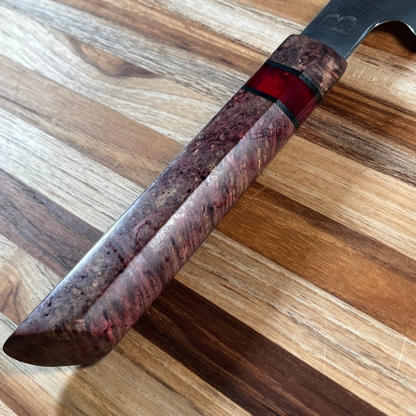 Baldwin Blades 8.25" Gyuto in 26C3 and Red Black Ash