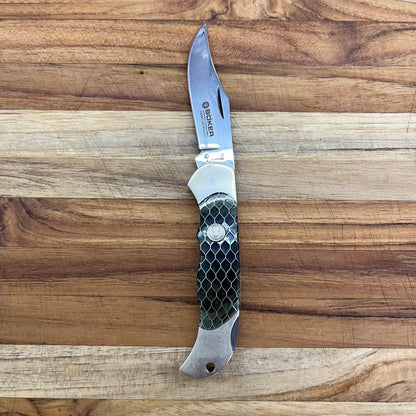 *DISCONTINUED* Boker Boyscout 3" Black Honeycomb