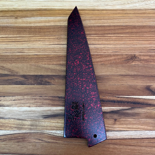 Mcusta Zanmai Red Lacquer 145mm (5.75") Boning Saya w/ Pin