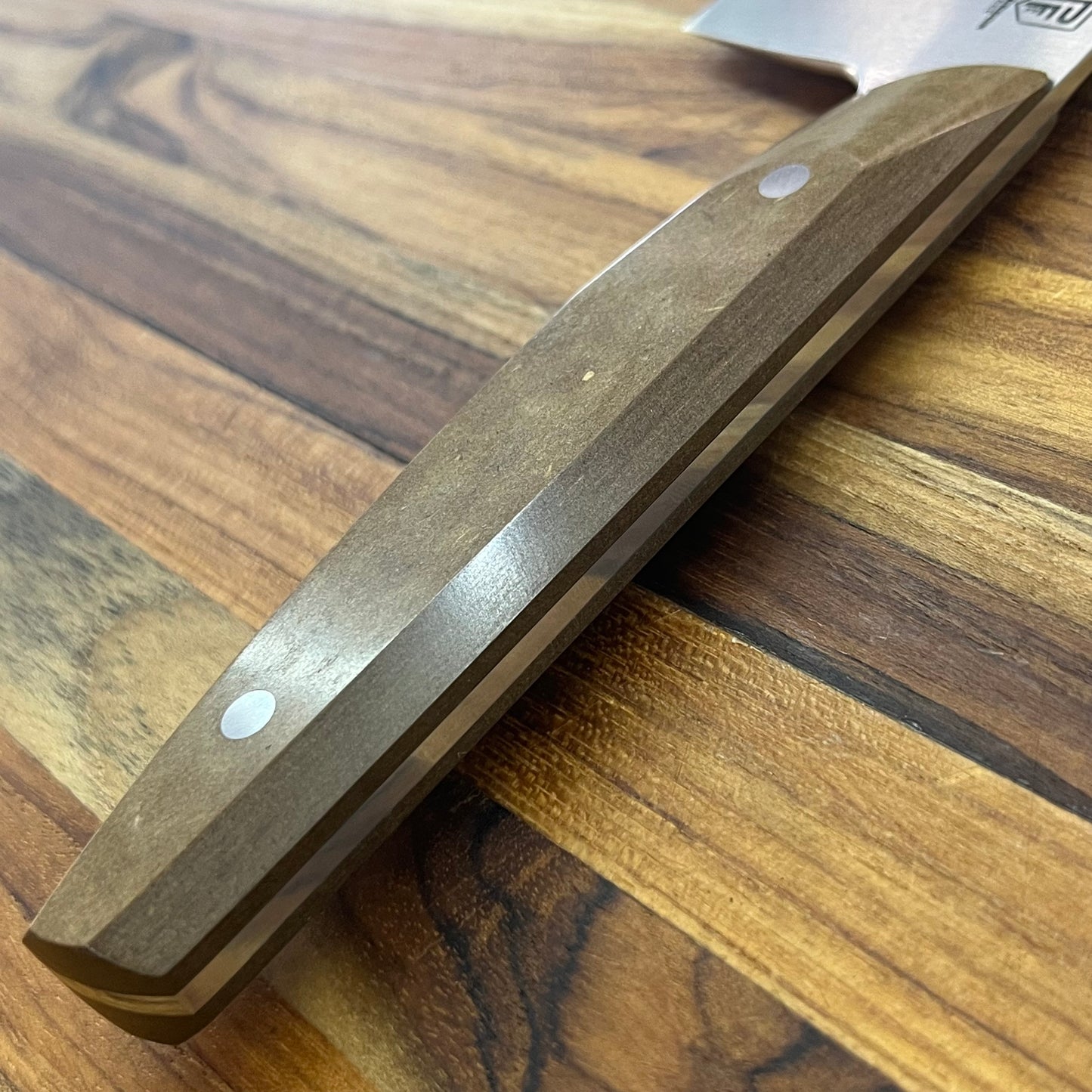 Patterson Forge Production 200mm (8") Chef's Knife w/ Sandbar Richlite Handle