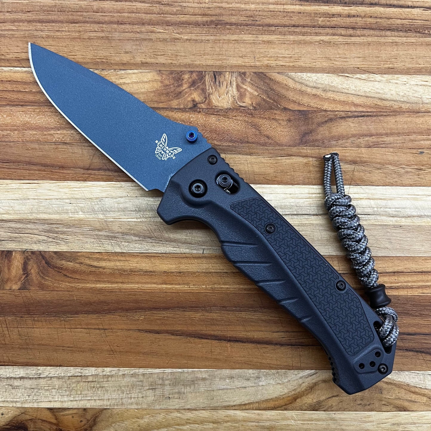 Benchmade Adira 3.5” Folding Knife w/ Tempest Gray Grivory Handle
