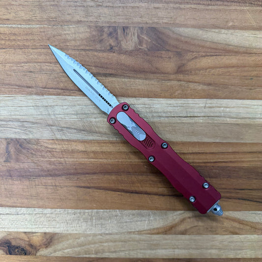 Microtech Dirac D/E 3" F/S OTF w/ Merlot Handle