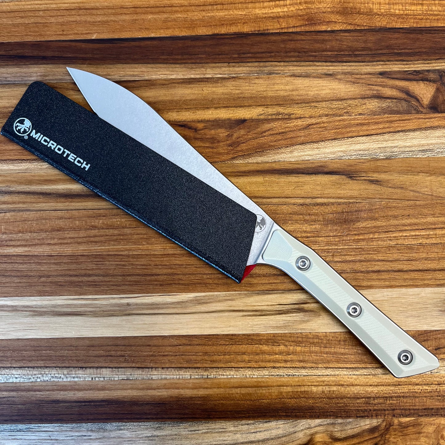 Microtech Culinary 6" Utility Knife w/ Ivory G10 Handle