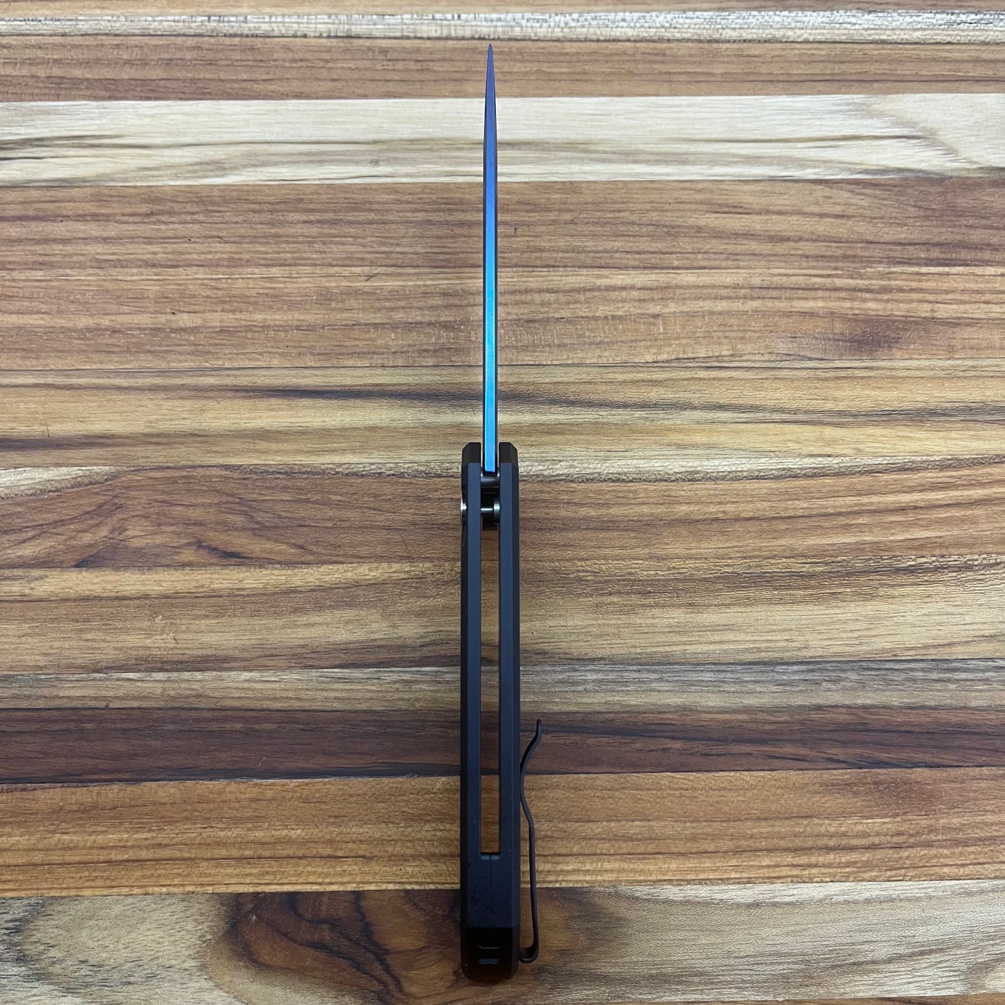 Pro-Tech Mordax 3.5" Flipping Knife w/ Sapphire Blue Blade & Black Nexus Texture Aluminum Handle