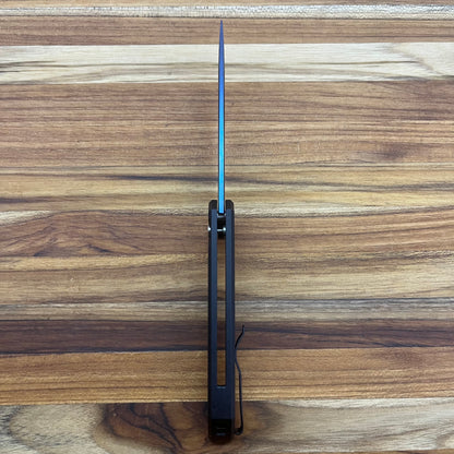 Pro-Tech Mordax 3.5" Flipping Knife w/ Sapphire Blue Blade & Black Nexus Texture Aluminum Handle