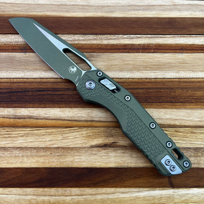 Microtech MSI 4" Folding Knife w/ Vintage Green Blade