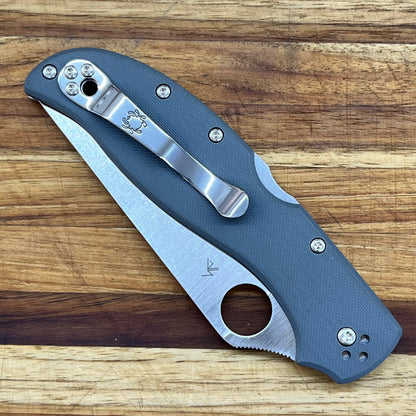 Spyderco Stretch 2 XL Cruwear Grey G10 *Sprint Run*