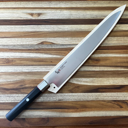 Mcusta Zanmai Natural Wood 270mm (10.5") Sujihiki Saya w/ Pin