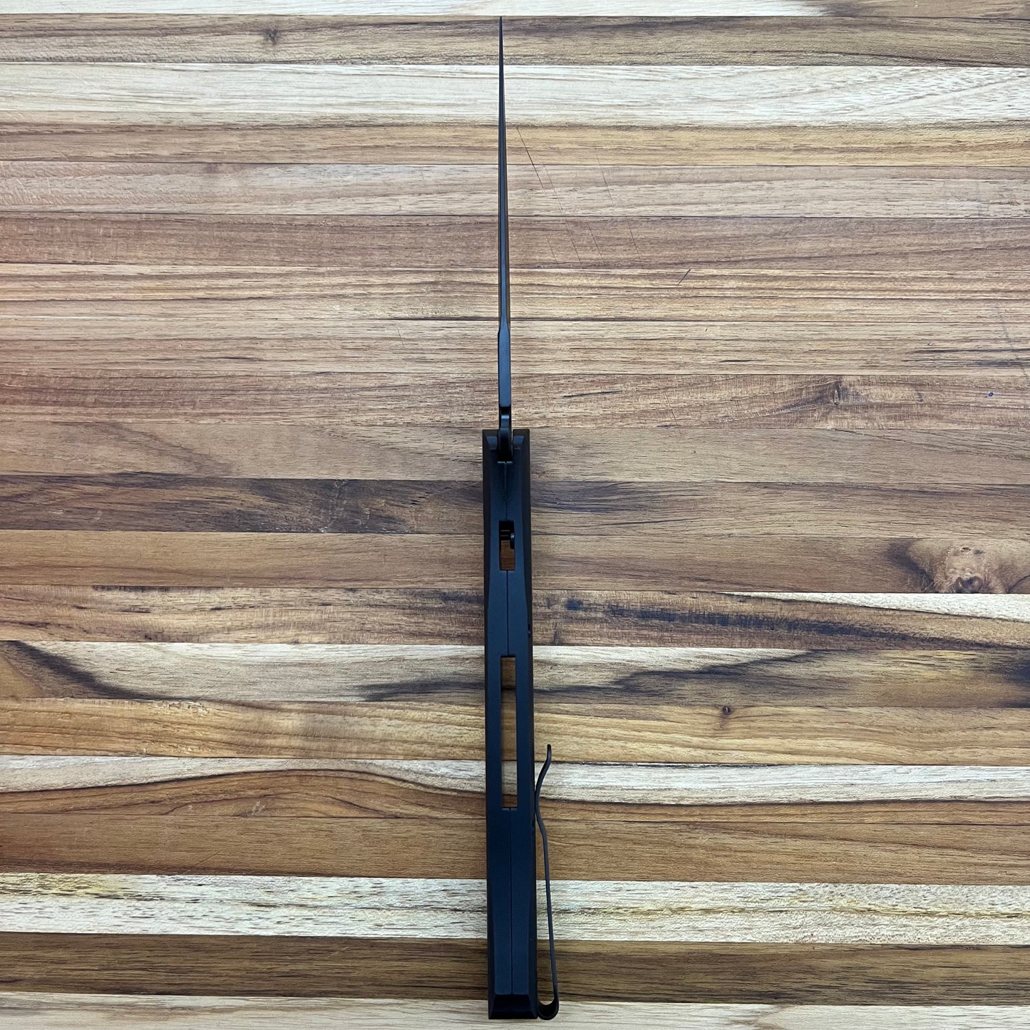Pro-Tech Large Don 4.5" Auto w/ Black 3D Curve Handle & MOP Button