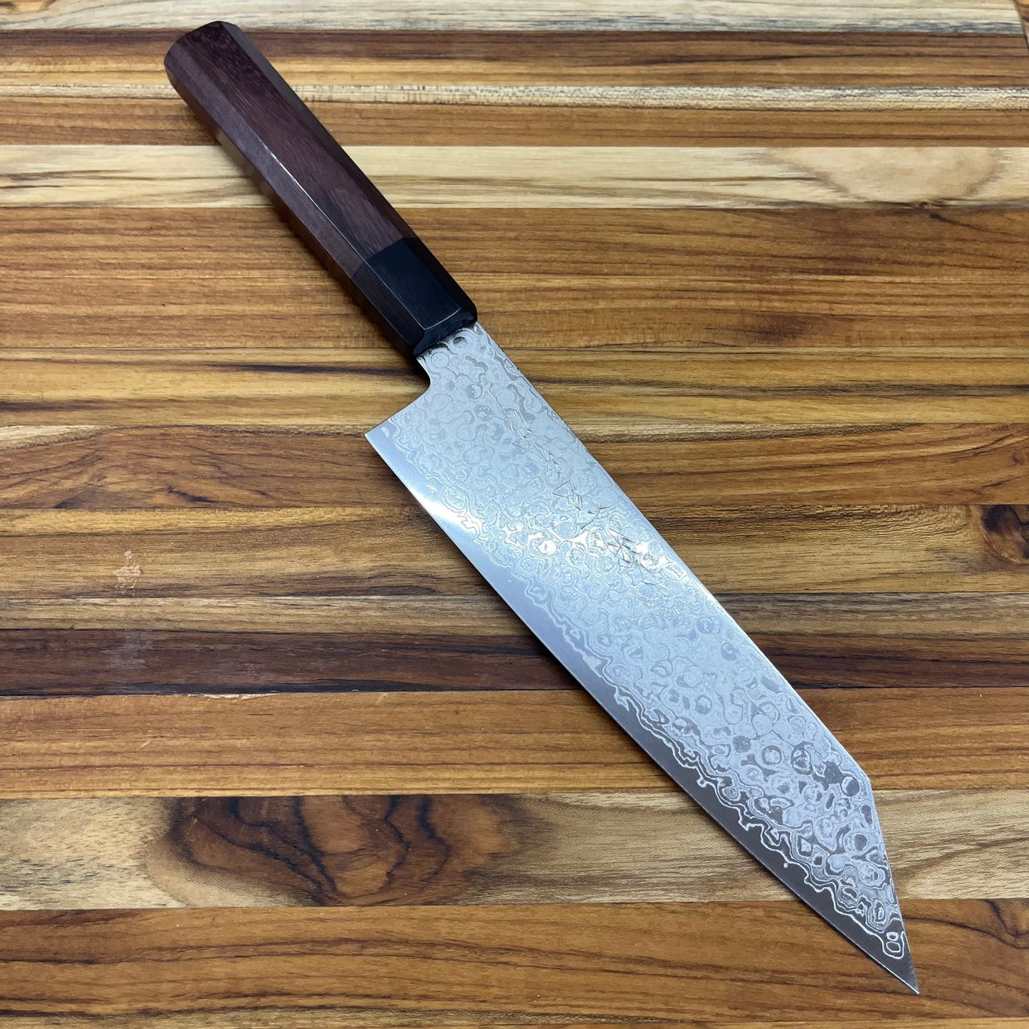 Kikuichi *LIMITED EDITION* Nickel Warikomi Damascus 180mm (7") Bunka