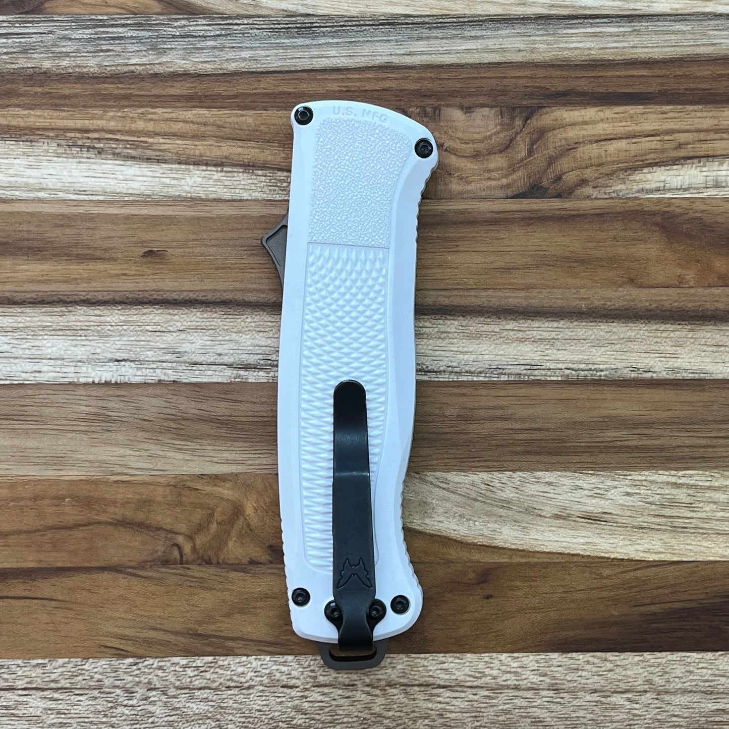 Benchmade Shootout 3.5" OTF w/ Cool Gray Grivory Handle