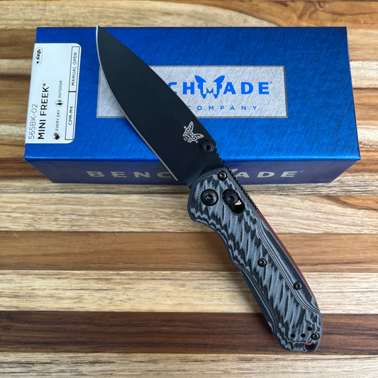 Benchmade Mini Freek 3" Folding Knife w/ Tricolor G10 Handle