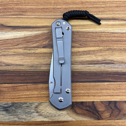 Chris Reeve Large Sebenza 31 3.5" Folding Knife w/ Forever Flag Titanium Handle