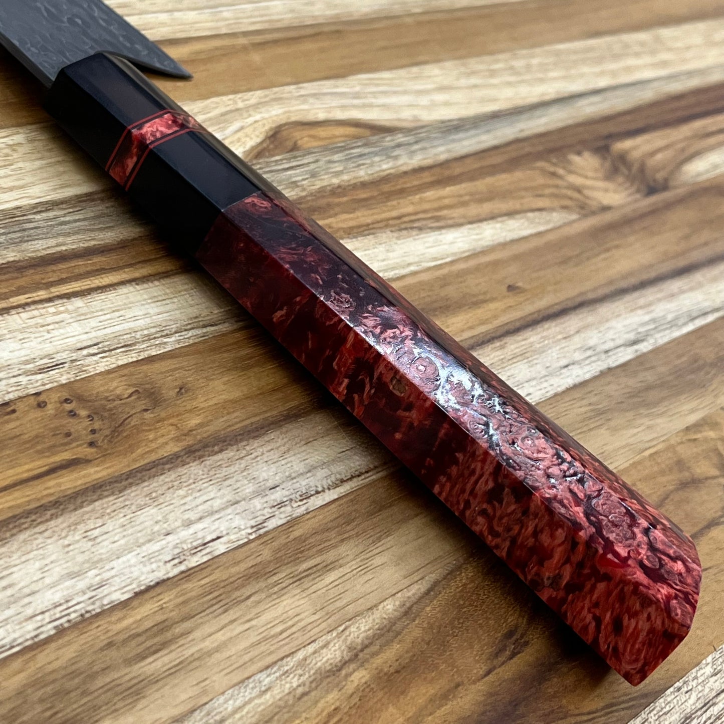 Alfredo Faccipieri Artisanal 220mm (8.5") Gyuto w/ K-Tip & Red Maple Handle