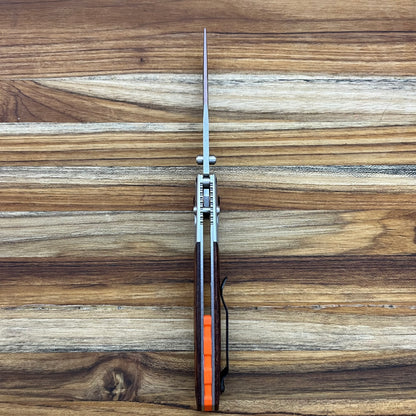 Benchmade Mini Crooked River 3.5" Folding Knife w/ Dymondwood Handle