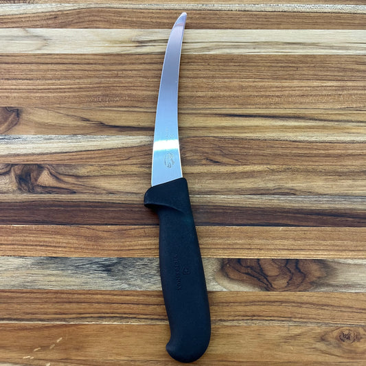 Victorinox Fibrox Pro 6” Semi-Stiff Curved Boning Knife w/ Rounded Tip