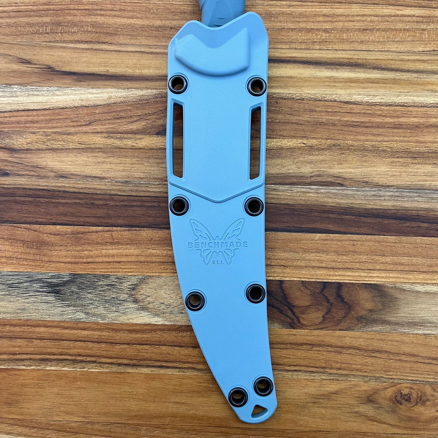 Benchmade Fishcrafter 5" Fillet Knife w/ Sheath & Depth Blue Santoprene