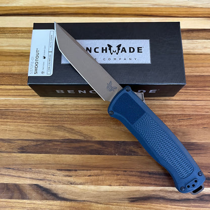 Benchmade Shootout 3.5" OTF w/ Crater Blue Grivory Handle