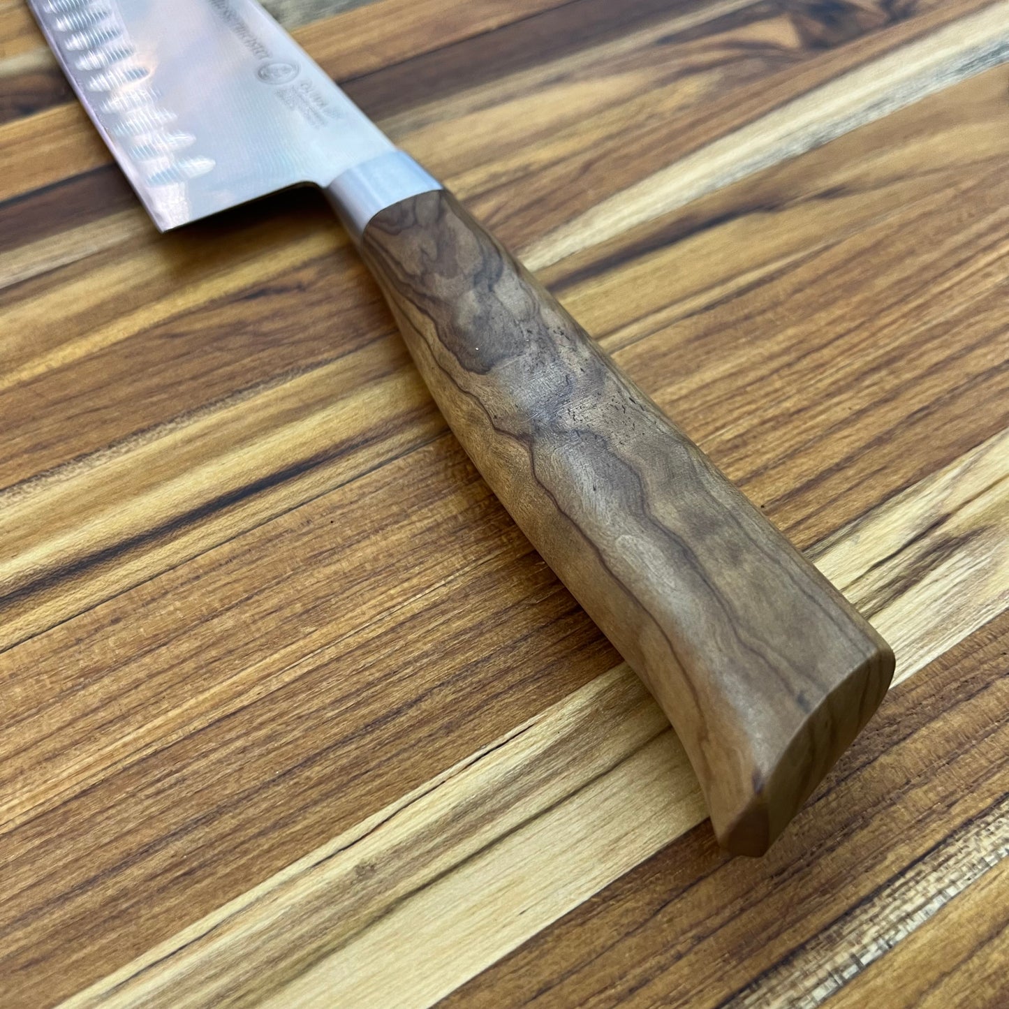 Messermeister Oliva Elité 7" Santoku w/ Hollow Ground