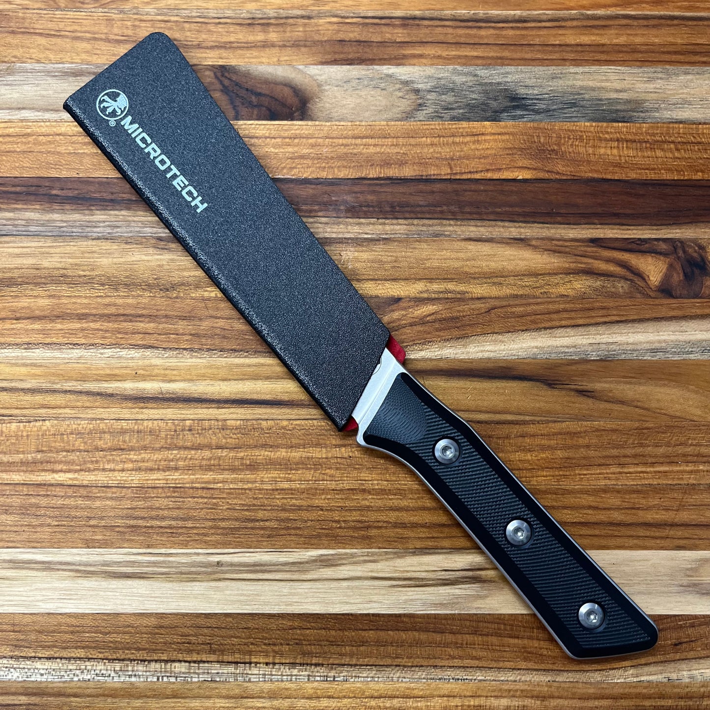 Microtech Culinary 6" Boning Knife w/ Black G10 Handle