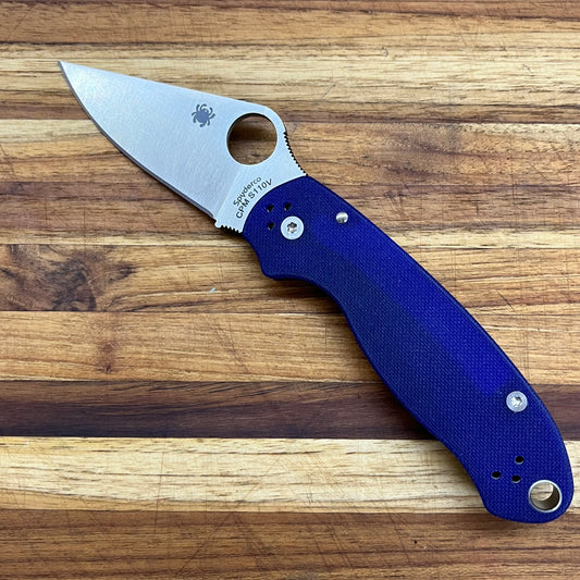 Spyderco C223GPDBL Paramilitary 3 Dark Blue CPM-S110V