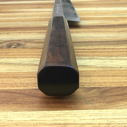 Kikuichi Kasumi Blue Damascus 270mm (10.5") Yanagi w/ Saya and Ebony Handle