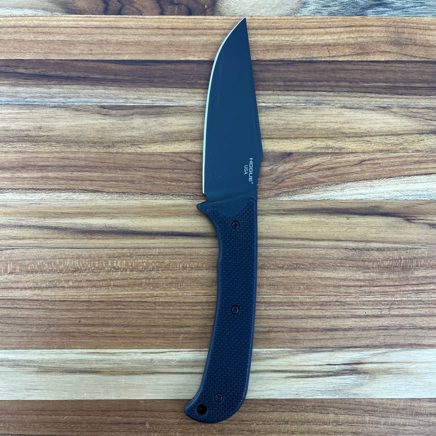Hogue Extrak XL 3.75" Fixed Blade w/ Black G10 Handle & Black Nylon Sheath