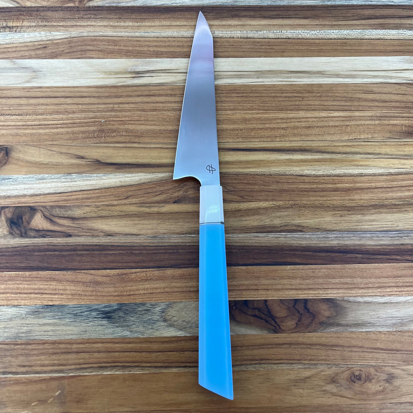 Alfredo Faccipieri 150mm (5.75") Petty w/ Light Blue "Dolce Vita" Vespa Resin Handle