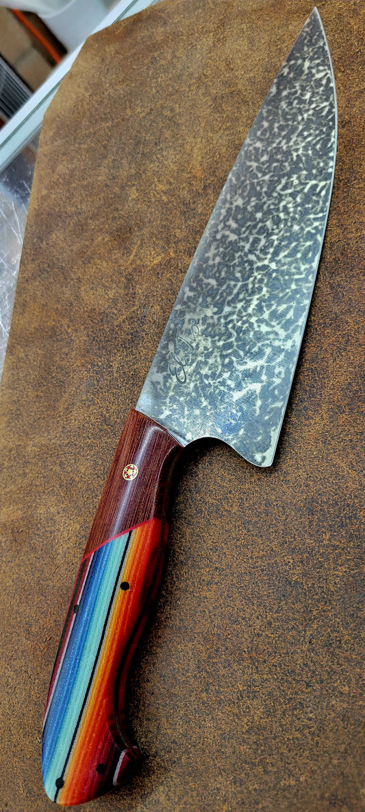 Labrado forge custom 8.5" El Tio Chef Knife by Labrado Forge