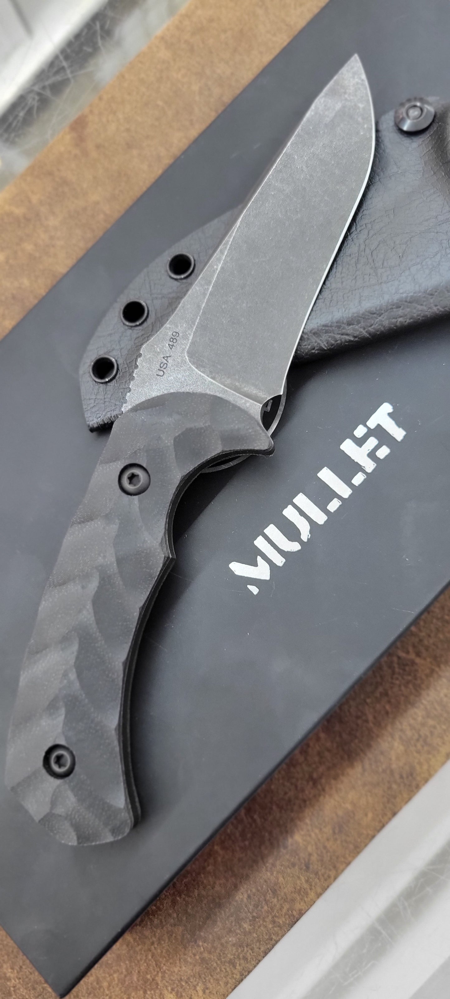 Toor Knives Mullet Carbon Black Fixed Blade