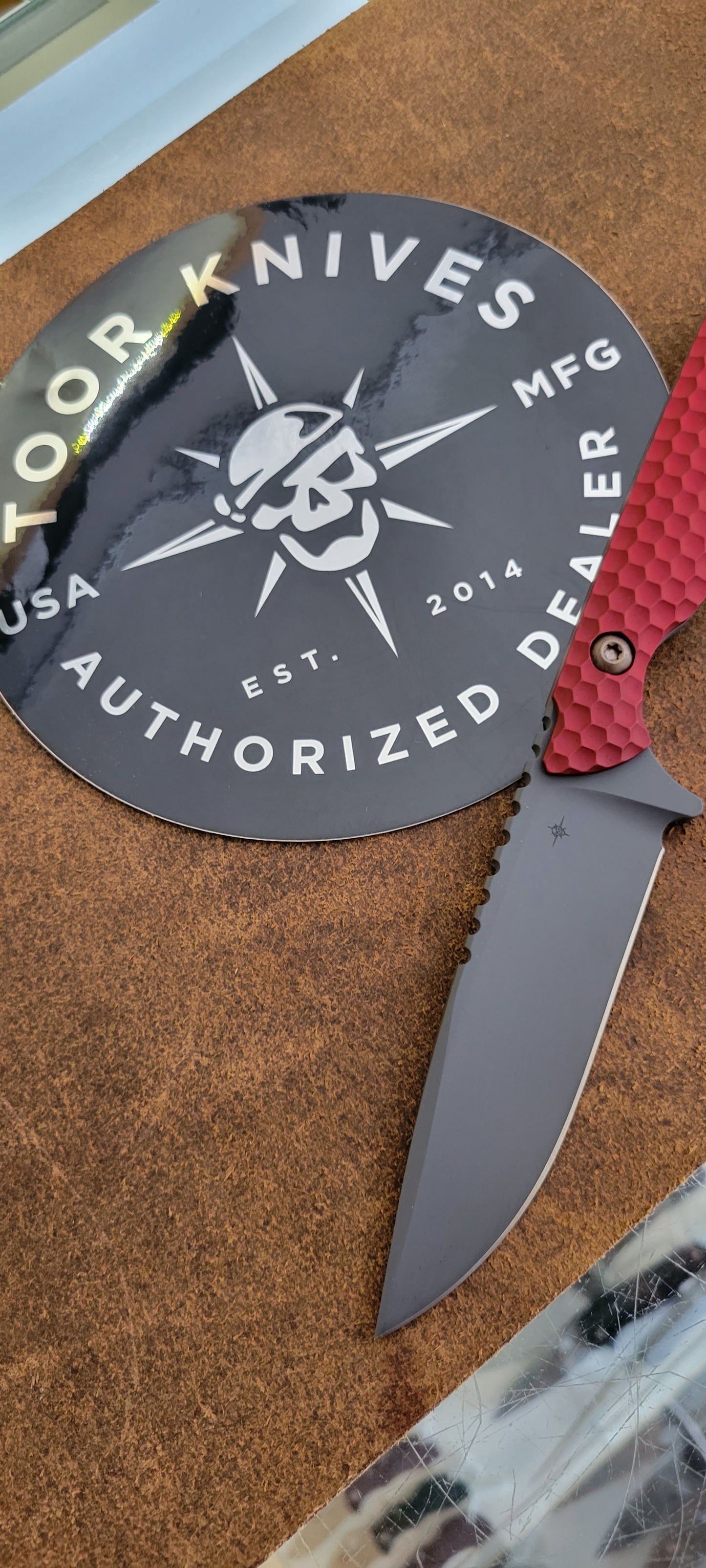 Toor Knives Mutiny Rum Red Fixed Blade