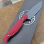 Toor Knives Mutiny Rum Red Fixed Blade