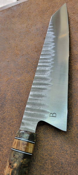 Baldwin Blades 8.5" K-tip Gyuto in 26C3 and Grey/Beige Birchwood