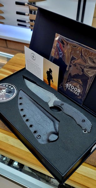 Toor Knives Carbon Raven Fixed Blade