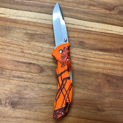 Buck Bantam 3.5" Orange Nylon Lockback Knife